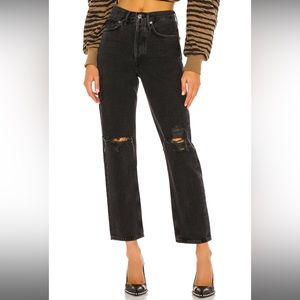 Agolde 90’s Jean mid rise loose fit sz 25 in smokestack